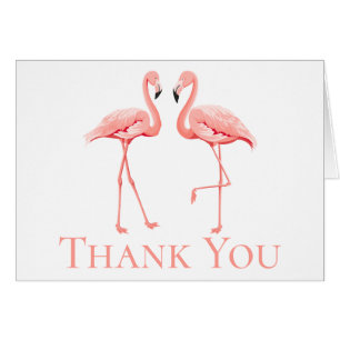 Pink Flamingo Vielen Dank an den tropischen Wedels