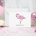 Pink Flamingo Vielen Dank, dass Sie sich Karten<br><div class="desc">Die rosa Flamingo Babydusche dank der Noten sind stilvoll und bringen ein Lächeln zu denen,  die sie erhalten. Der rosa Flamingo kann auf anderen Artikeln in meinem Geschäft gefunden werden,  PageCreativeDesigns.</div>