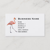 Pink Flamingo Visitenkarte (Vorderseite)