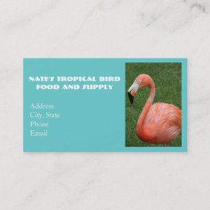 Pink Flamingo Visitenkarte