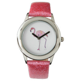 Pink Flamingo Watch Armbanduhr