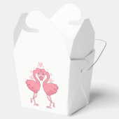 Pink Flamingo Wedding Tropical Hawaiian Luau Beach Geschenkschachtel (Geöffnet)
