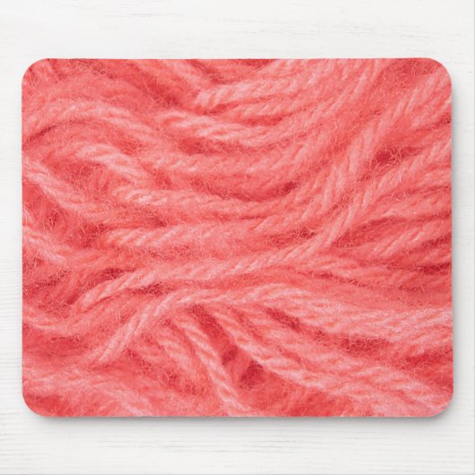 Pink Flamingo Yarn Mousepad (Vorne)