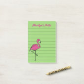 Pink Flamingo zu tun List Post it Notes Geschenk Post-it Klebezettel (Auf Schreibtisch)