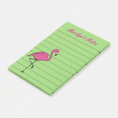 Pink Flamingo zu tun List Post it Notes Geschenk Post-it Klebezettel (angewinkelt)