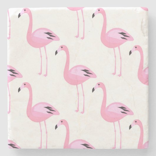 Pink Flamingos 2 2 Steinuntersetzer (Vorderseite)