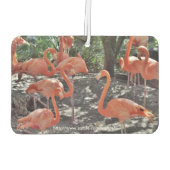Pink Flamingos Air Freshener Autolufterfrischer (Rückseite)