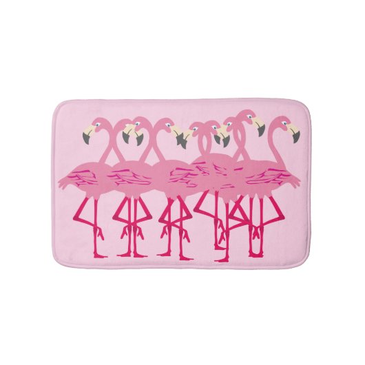 Pink Flamingos Badematte (Vorderseite)