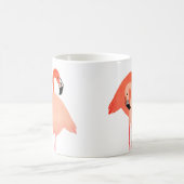 Pink Flamingos Beach Hochzeit Kaffeetasse (Mittel)