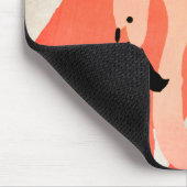 Pink Flamingos Beach Hochzeit Mousepad (Ecke)
