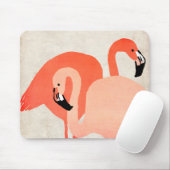 Pink Flamingos Beach Hochzeit Mousepad (Mit Mouse)