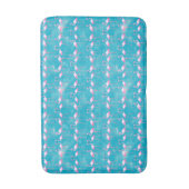 Pink Flamingos Beach Summer Badematte (Vorderseite Vertikal)