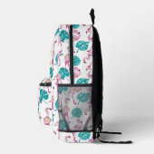 Pink Flamingos Bedruckter Rucksack (Rechts)