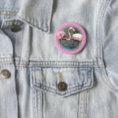 Pink Flamingos Button (Beispiel)
