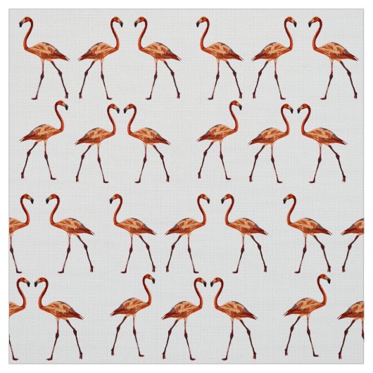 Pink Flamingos Custom Pima Baumwollstoff Stoff (Muster)