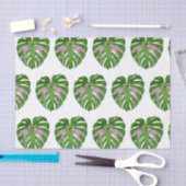 Pink Flamingos Flamingo Monstera Seidenpapier (Handwerk)