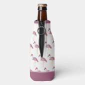 Pink Flamingos Flamingos kann Flasche Cooler Flaschenkühler (Flasche Rückseite)