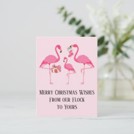 Pink Flamingos Frohe Weihnachten