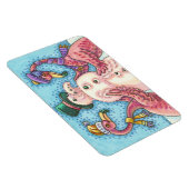 PINK FLAMINGOS GEBÄUDE SNOWMAN, CHRISTMAS MAGNET (Rechte Seite)