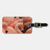 Pink Flamingos Gepäckanhänger (Vorderseite horizontal)
