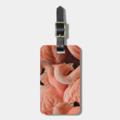 Pink Flamingos Gepäckanhänger (Vorderseite vertikal)