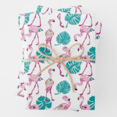 Pink Flamingos Geschenkpapier Set (Beispiel)