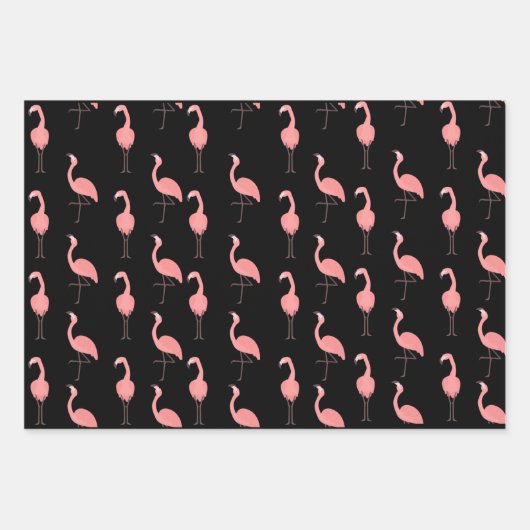 Pink Flamingos Geschenkpapier Set (Vorderseite 2)