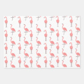 Pink Flamingos Geschenkpapier Set (Vorderseite)