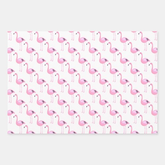 Pink Flamingos Geschenkpapier Set (Vorderseite 2)