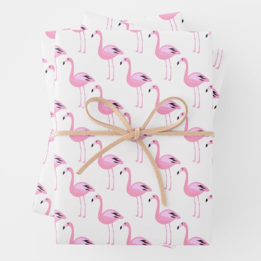 Pink Flamingos Geschenkpapier Set (Beispiel)