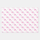 Pink Flamingos Geschenkpapier Set (Vorderseite)