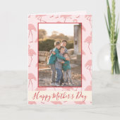 Pink Flamingos Happy Mother's Day Photo Karte (Vorderseite)