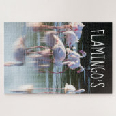 Pink Flamingo's Jigsaw Puzzle Nature (Horizontal)