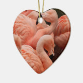 Pink Flamingos Keramikornament (Links)