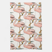Pink Flamingos Küchentücher (Vertikal)