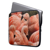 Pink Flamingos Laptopschutzhülle (Vorderseite Links)