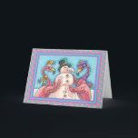 PINK FLAMINGOS MACHEN SNOWMAN, FUNNY CHRISTMAS VÖG FEIERTAGSKARTE<br><div class="desc">ALBERNE FLAMINGOS MACHEN PINK SNOWMAN. STELLEN SIE SICH BITTE SICHER. FERIENKARTE/ENVELOPE Leere *Anpassen ... .Suchen nach übereinstimmenden Elementen Susan Brack Designs</div>