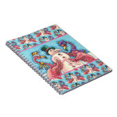 PINK FLAMINGOS MACHEN SNOWMAN, FUNNY CHRISTMAS VÖG NOTIZBLOCK (Rechte Seite)