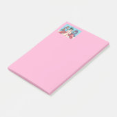 PINK FLAMINGOS MACHEN SNOWMAN, FUNNY CHRISTMAS VÖG POST-IT KLEBEZETTEL (angewinkelt)