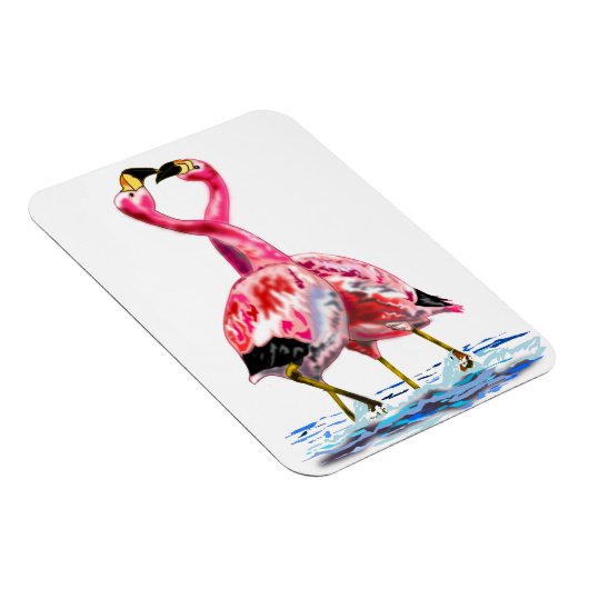 Pink Flamingos Magnet (Rechte Seite)