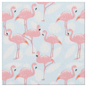 Pink Flamingos Muster Fabric Stoff (Nahaufnahme)