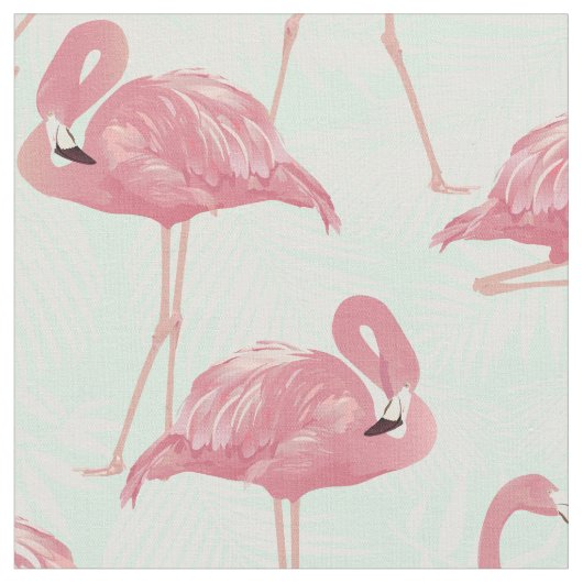 Pink Flamingos Muster Stoff (Nahaufnahme)