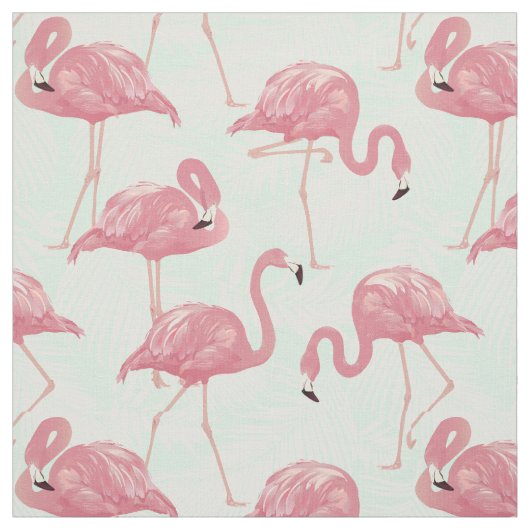 Pink Flamingos Muster Stoff (Muster)