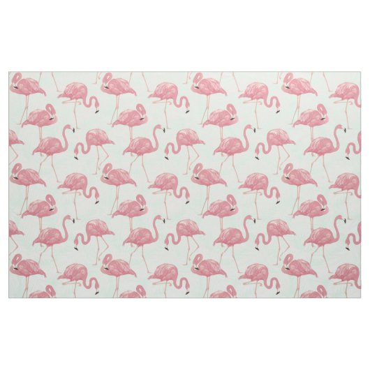 Pink Flamingos Muster Stoff (Fat Quarter (45,7 x 55,9 cm))