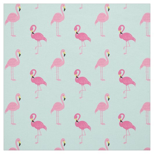 Pink Flamingos Muster Stoff (Muster)