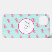 Pink Flamingos Muster Tropical Phone Case (Rückseite (Horizontal))