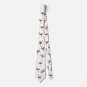 Pink Flamingos Neck Tie Krawatte (Vorderseite)