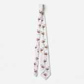 Pink Flamingos Neck Tie Krawatte (Rückseite)