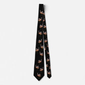 Pink Flamingos Neck Tie Krawatte (Vorderseite)