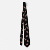 Pink Flamingos Neck Tie Krawatte (Rückseite)